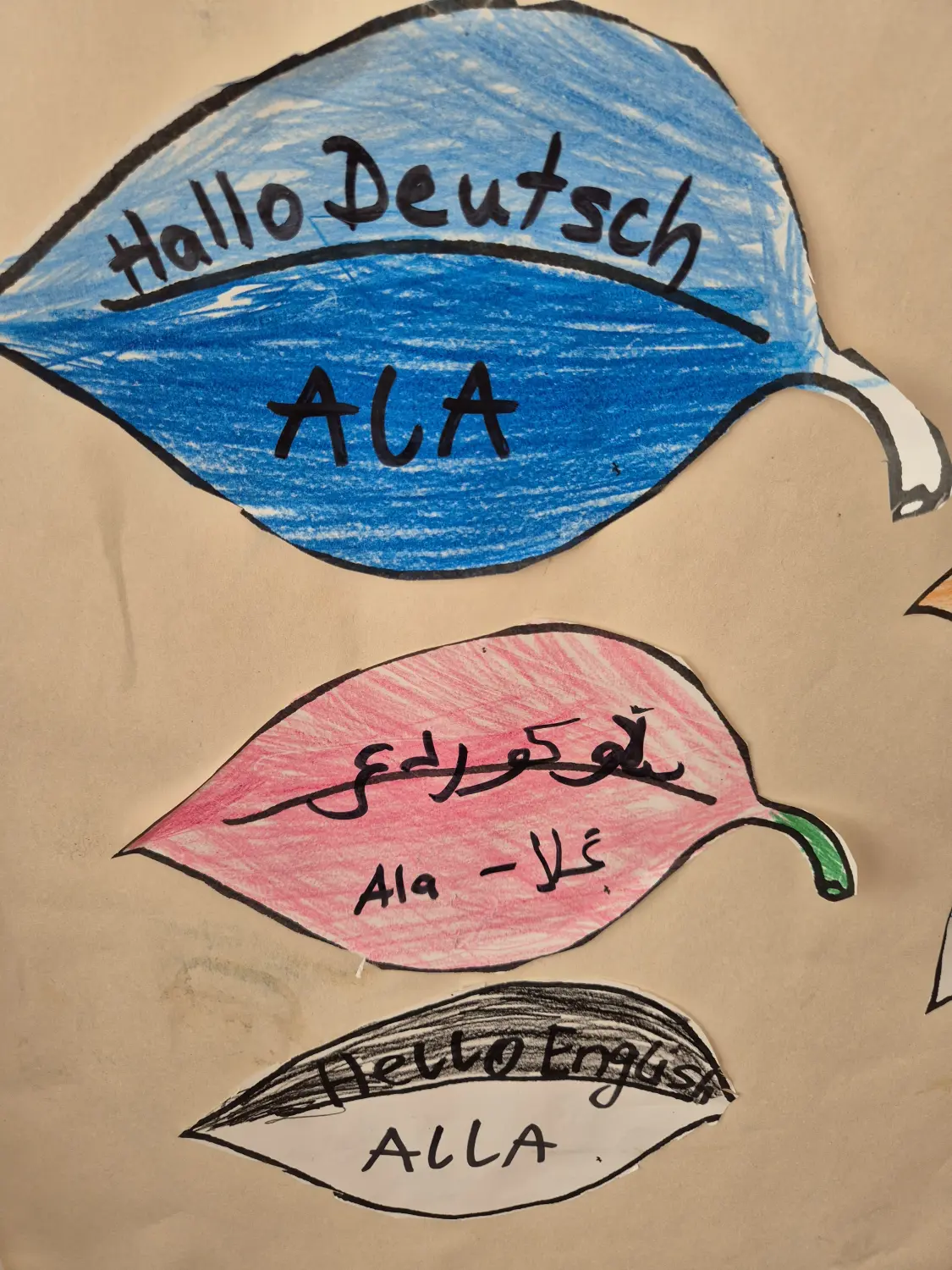 Living Montessori English - Birgitta Berger, ein Mädchen, das das Modell der Zeitformen benutzt